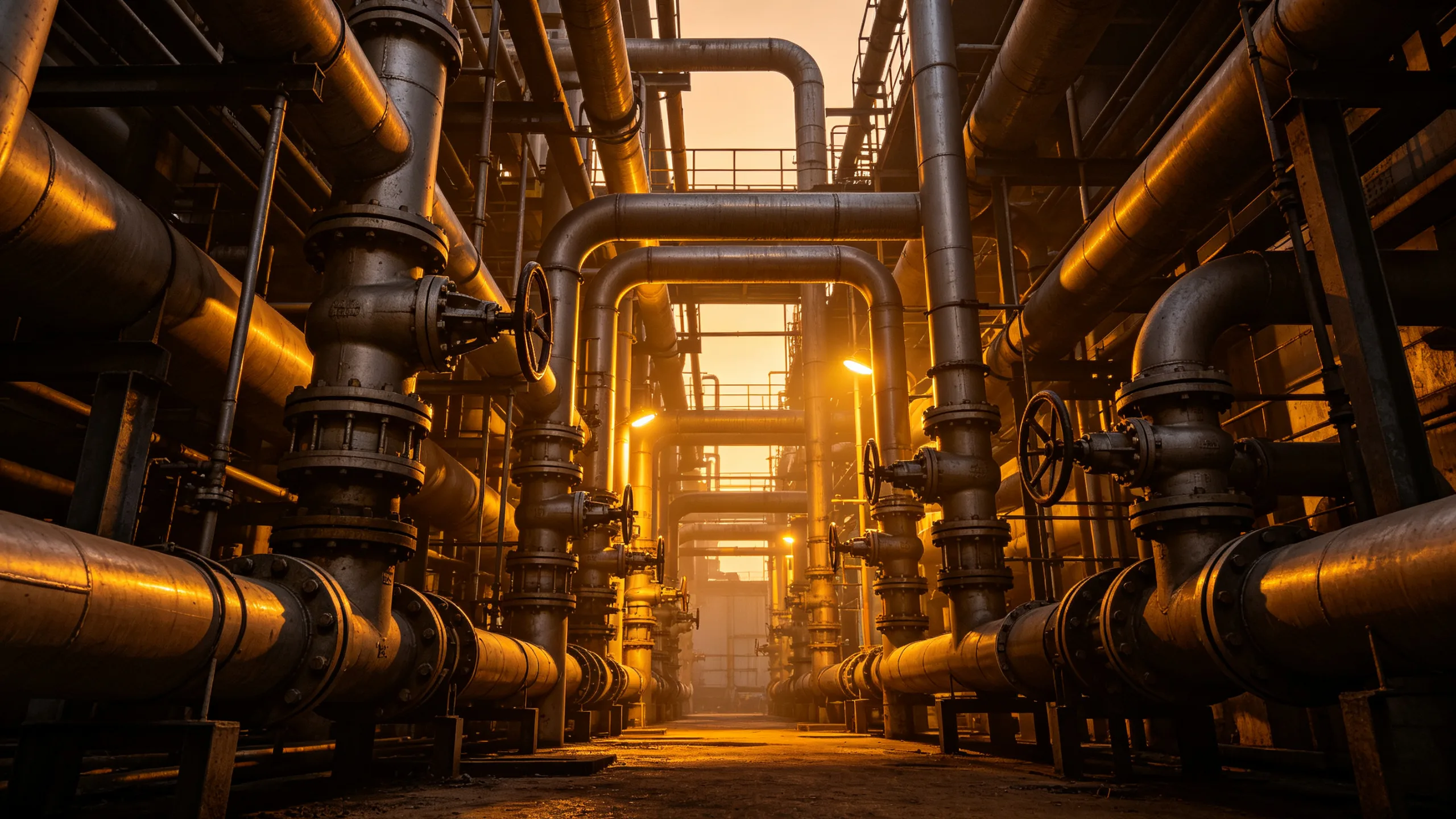Petroleum refinery pipe support clamps on high-pressure hydraulic lines — API 6A rated DIN 3015 assemblies by WeiQue